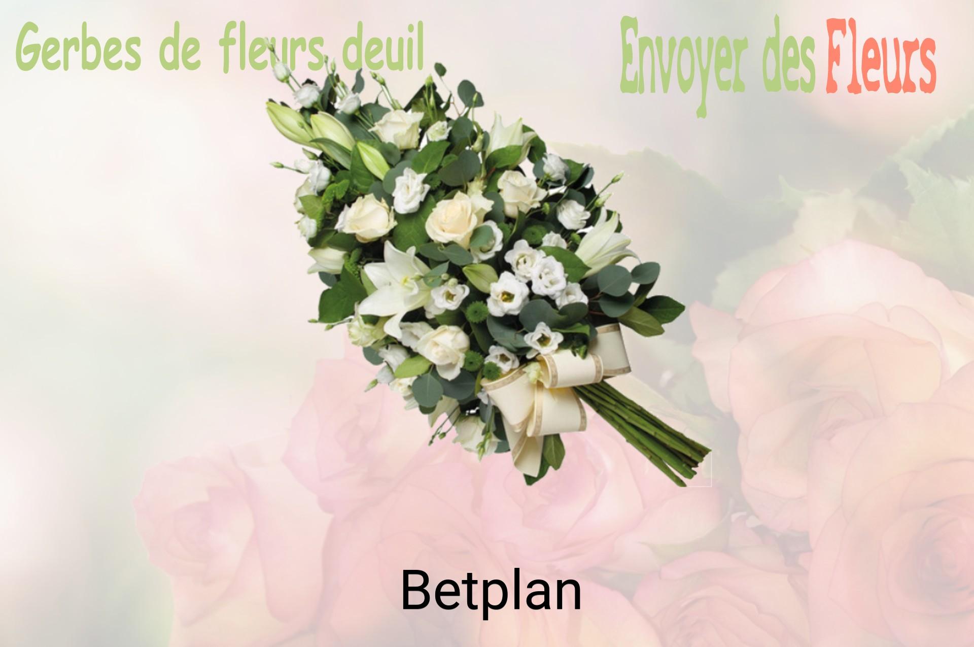 Gerbe de fleurs de deuil livrée à Betplan